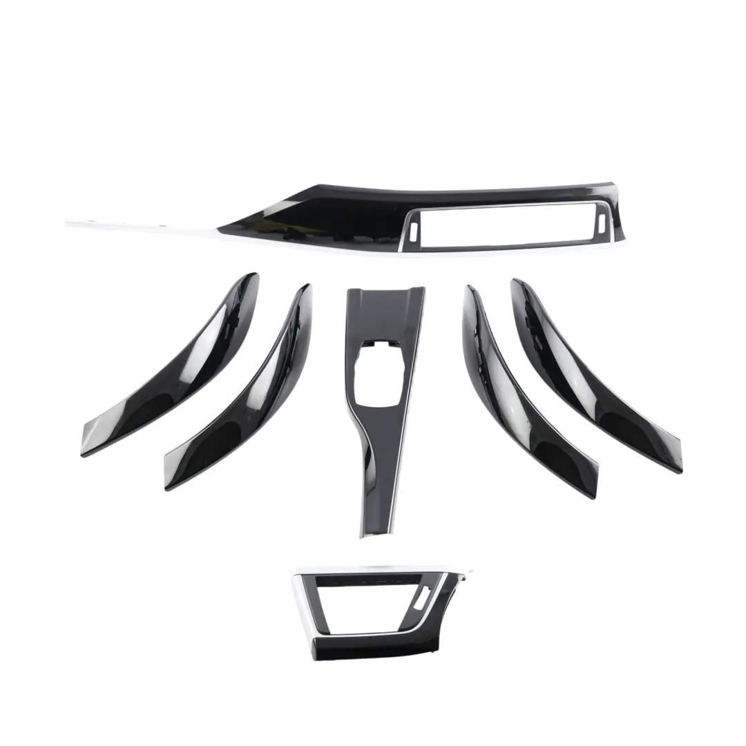 Dashboard Trim Strip Console Cover Panel Perlglanz Chrom Gloss Set to BMW F30 F31 with Part number 9318072 BMW F30 F31 Dashboard Trim Strip Console Cover Panel Perlglanz Chrom Gloss Set - SKU RHD-9318072-1 - Part number 9318072