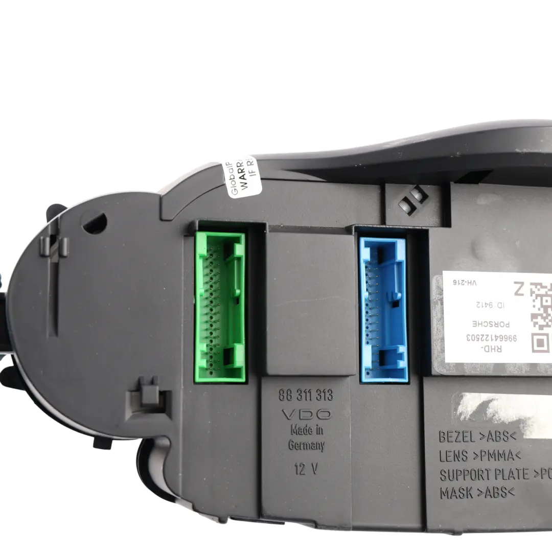 Instrument Cluster Speedometer Petrol Manual to Porsche Carrera 996 with Part number 99664122503 Porsche Carrera 996 Instrument Cluster Speedometer Petrol Manual - SKU RHD-99664122503 - Part number 99664122503