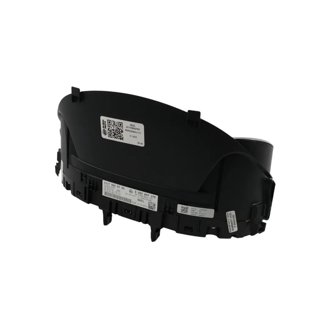 Mercedes C117 Diesel Automatic Instrument Cluster Speedometer - SKU RHD-A1179002702 - Part number A1179002702
