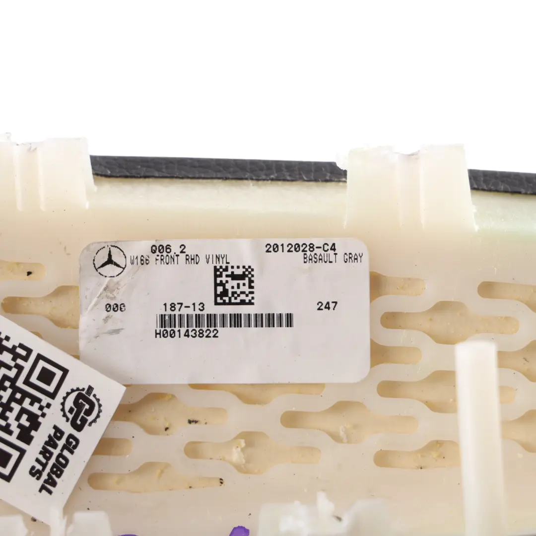 Mercedes W166 Front Door Window Lifter Switch Cover Panel Left N/S - SKU RHD-A1667200328 - Part number A1667200328