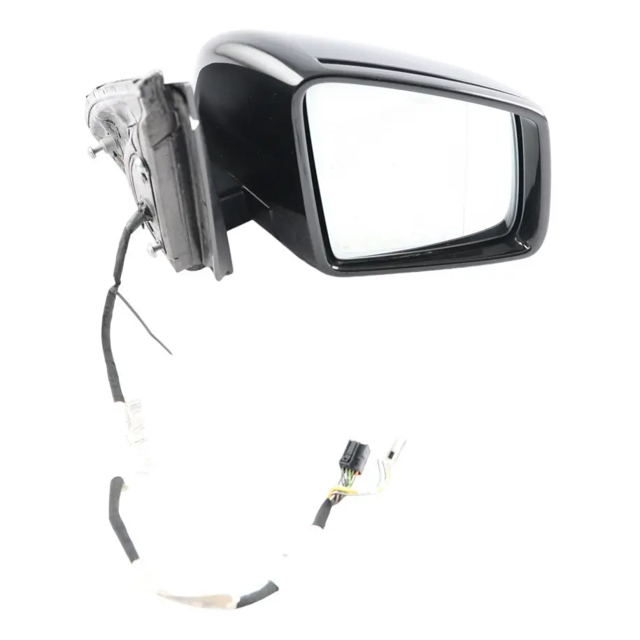 Wing Mirror Power Fold Auto Dim Right O/S Obsidian Black - 197 to Mercedes ML W166 with Part number A1668100001 Mercedes ML W166 Wing Mirror Power Fold Auto Dim Right O/S Obsidian Black - 197 - SKU RHD-A1668100001-OB1 - Part number A1668100001