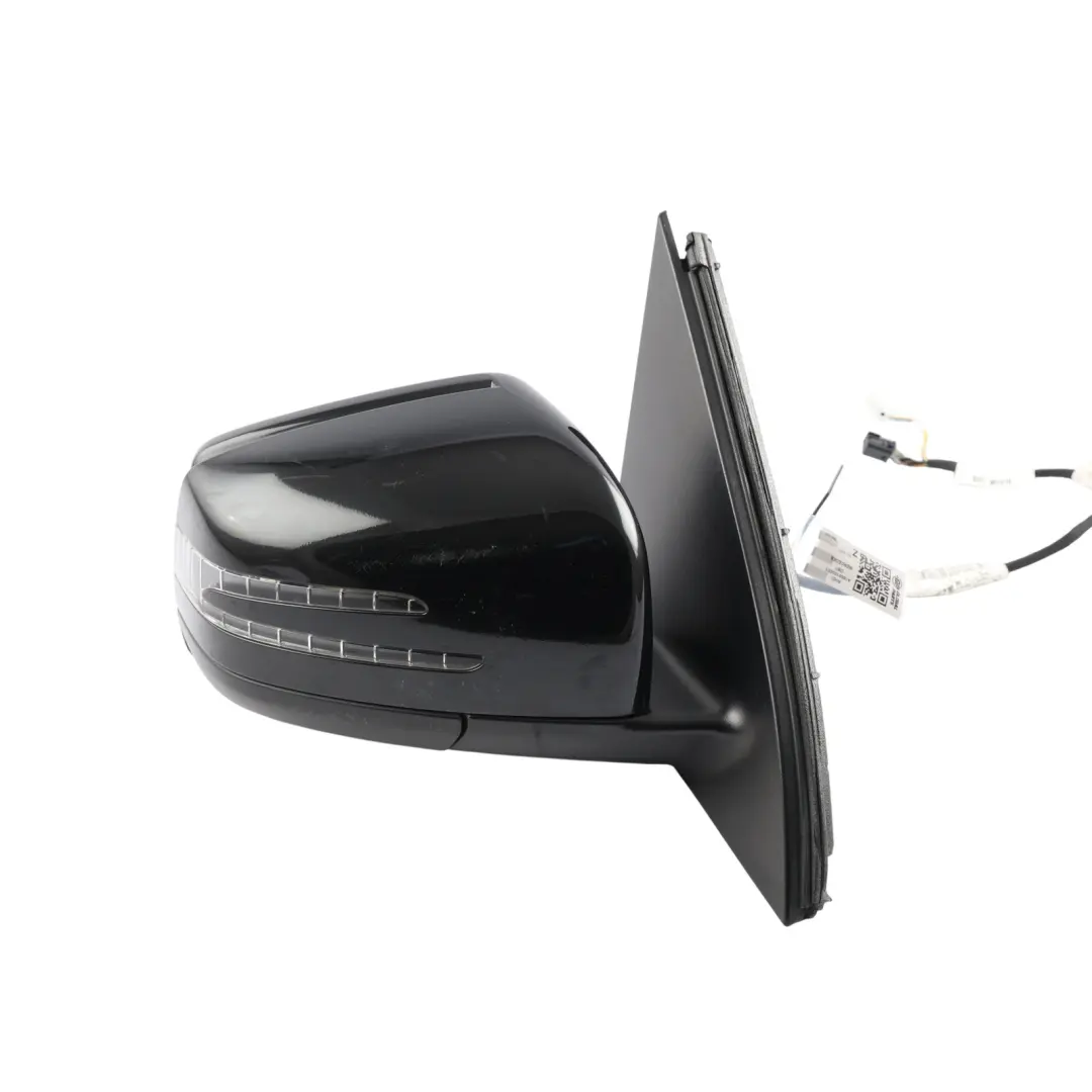 Mercedes ML W166 Wing Mirror Power Fold Auto Dim Right O/S Obsidian Black - 197 - SKU RHD-A1668100001-OB1 - Part number A1668100001