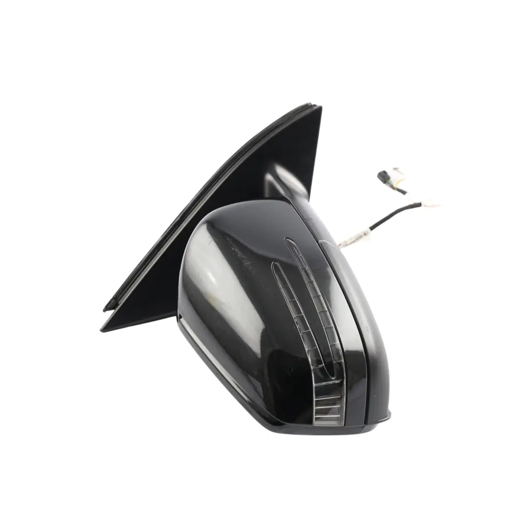 Wing Mirror Power Fold Auto Dim Right O/S Obsidian Black - 197 to Mercedes ML W166 with Part number A1668100001 Mercedes ML W166 Wing Mirror Power Fold Auto Dim Right O/S Obsidian Black - 197 - SKU RHD-A1668100001-OB1 - Part number A1668100001