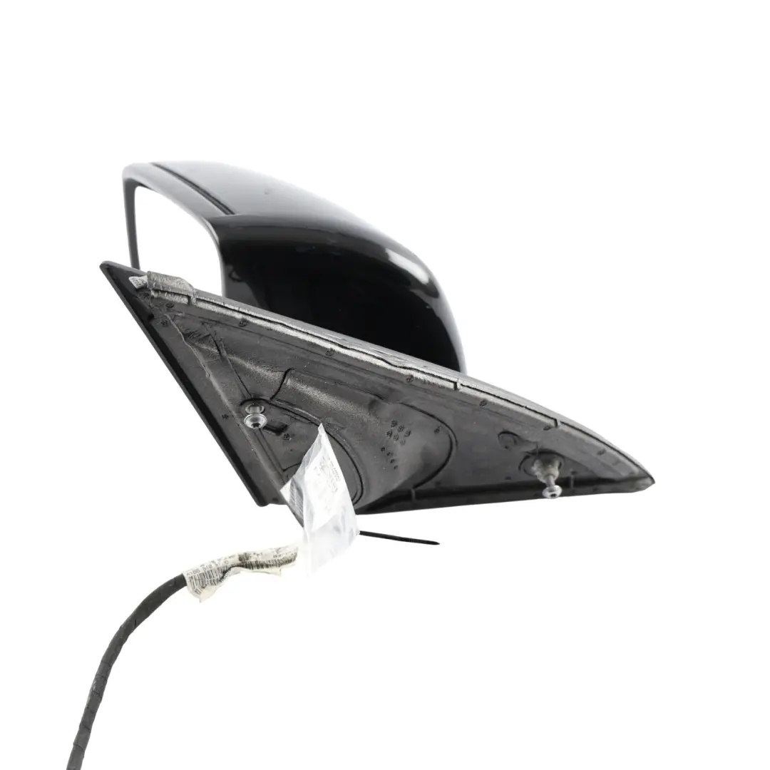 Mercedes ML W166 Wing Mirror Left N/S Power Fold Auto Dim Obsidian Black - 197 - SKU RHD-A1668108500-OB1 - Part number A1668108500