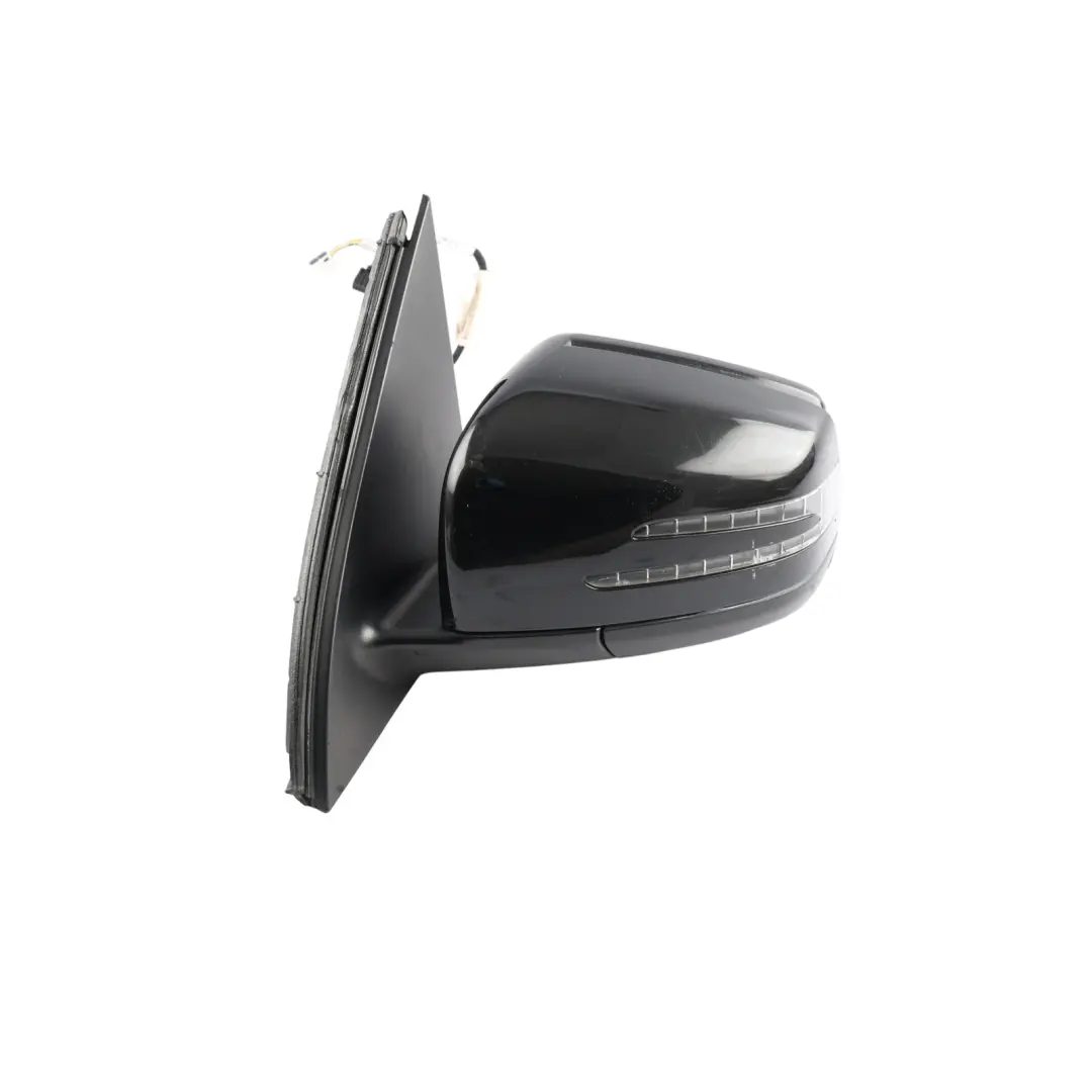 Wing Mirror Left N/S Power Fold Auto Dim Obsidian Black - 197 to Mercedes ML W166 with Part number A1668108500 Mercedes ML W166 Wing Mirror Left N/S Power Fold Auto Dim Obsidian Black - 197 - SKU RHD-A1668108500-OB1 - Part number A1668108500