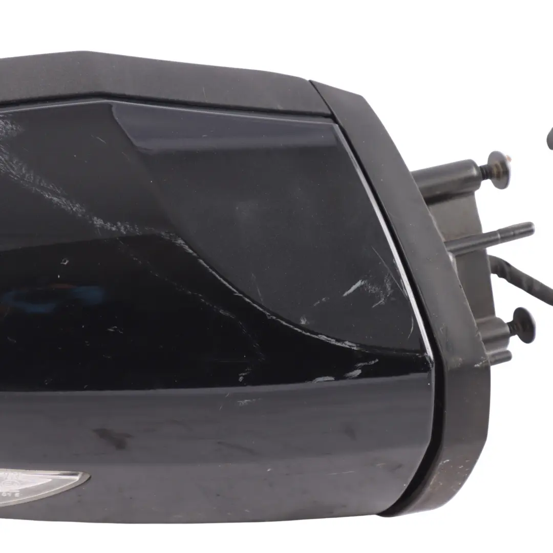 Wing Mirror Right O/S Door Power Fold Kosmos Black - 191 to Mercedes W169 W245 with Part number A1698100676 Mercedes W169 W245 Wing Mirror Right O/S Door Power Fold Kosmos Black - 191 - SKU RHD-A1698100676-KB - Part number A1698100676