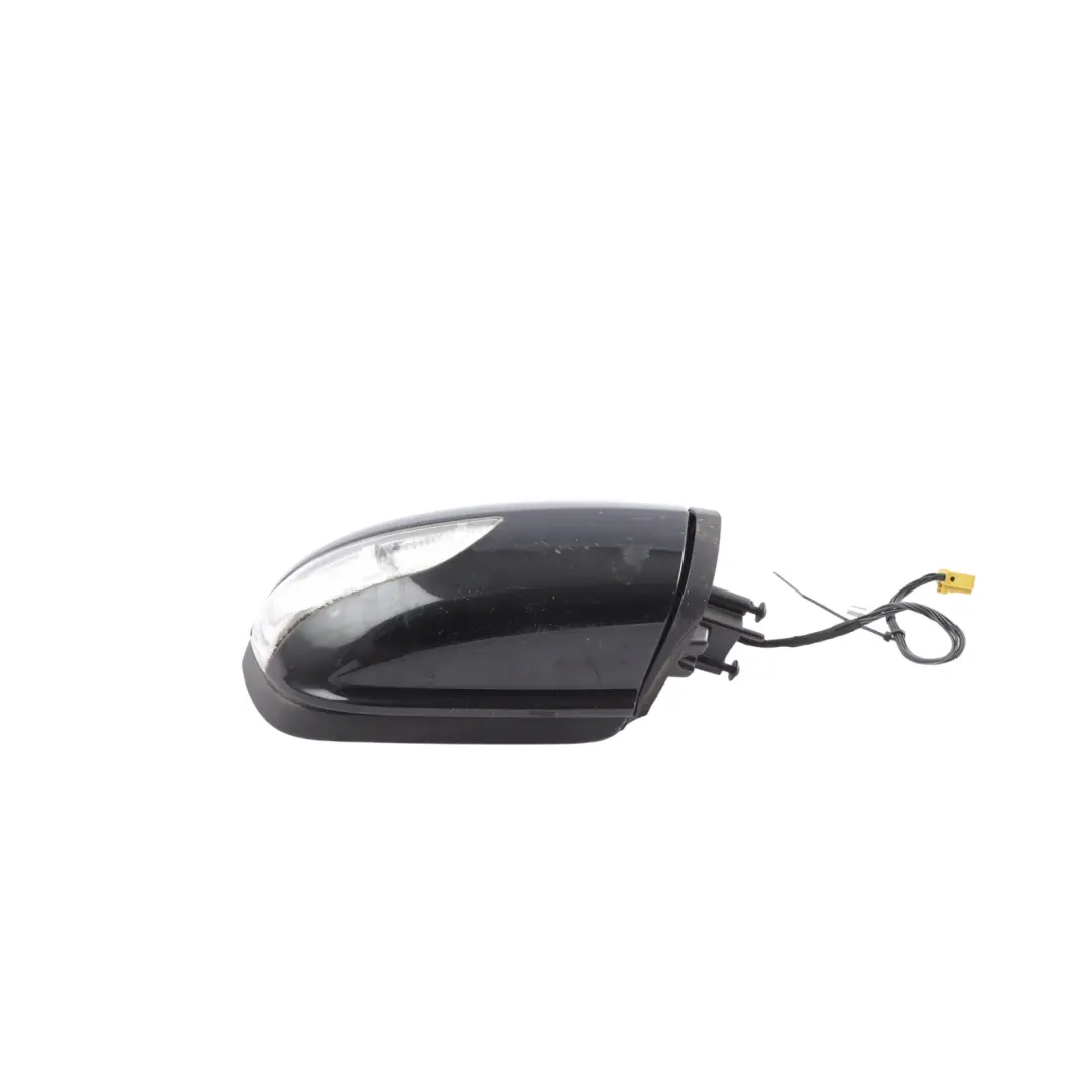 Wing Mirror Right O/S Door Power Fold Kosmos Black - 191 to Mercedes W169 W245 with Part number A1698100676 Mercedes W169 W245 Wing Mirror Right O/S Door Power Fold Kosmos Black - 191 - SKU RHD-A1698100676-KB - Part number A1698100676