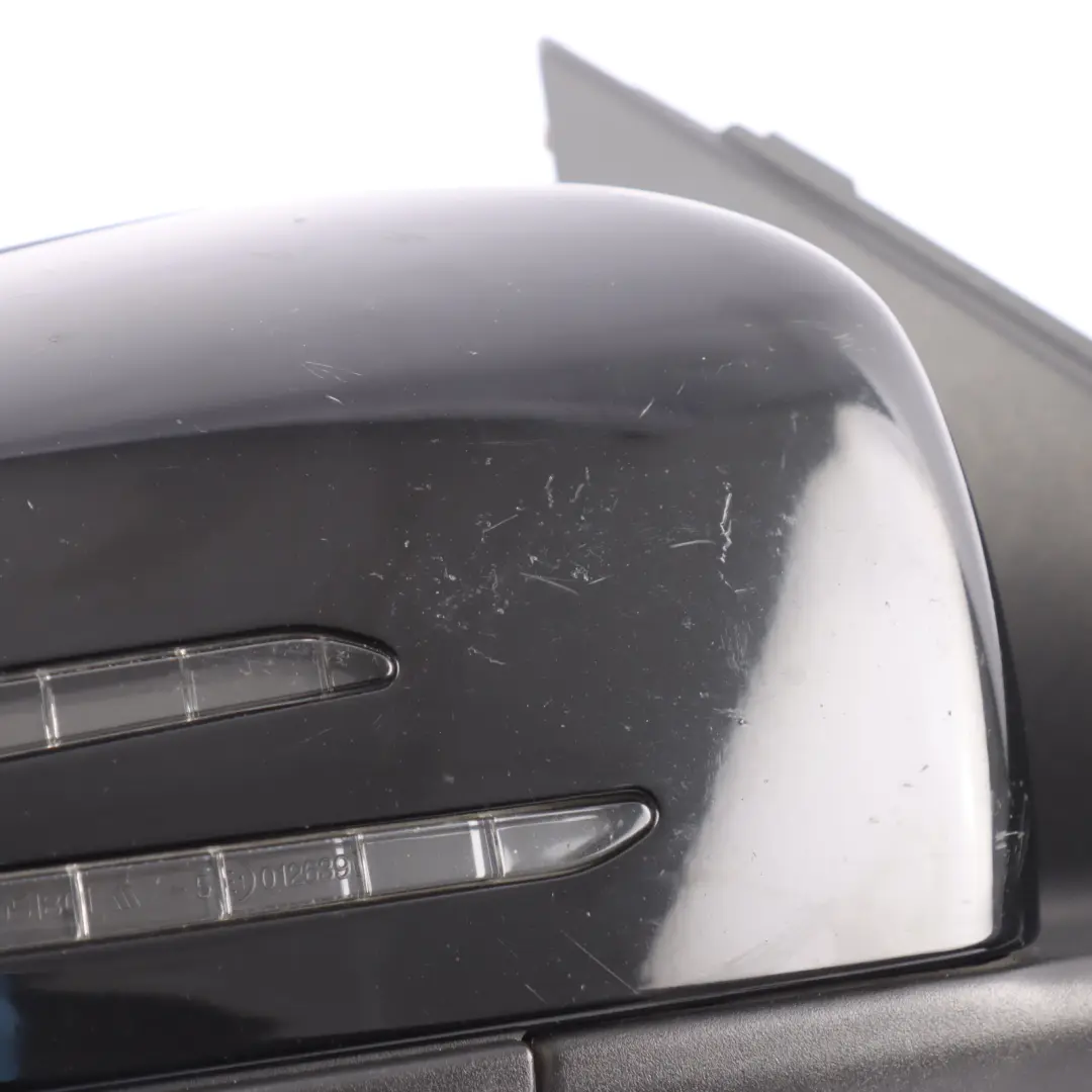 Mercedes W176 Side View Wing Mirror Power Fold Right O/S Black - SKU RHD-A1768100476-BLK - Part number A1768100476