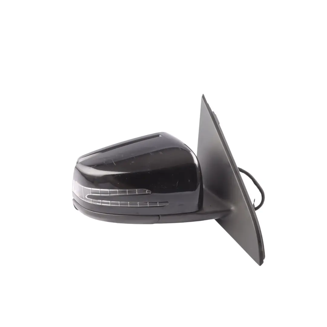 Mercedes W176 Side View Wing Mirror Power Fold Right O/S Black - SKU RHD-A1768100476-BLK - Part number A1768100476