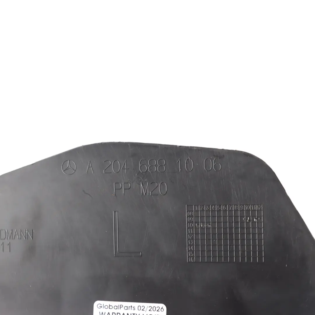 Mercedes-Benz W204 W207 Front Left N/S Lower A-Pillar Trim Cover to with Part number A2046881006 Mercedes-Benz W204 W207 Front Left N/S Lower A-Pillar Trim Cover - SKU RHD-A2046881006 - Part number A2046881006