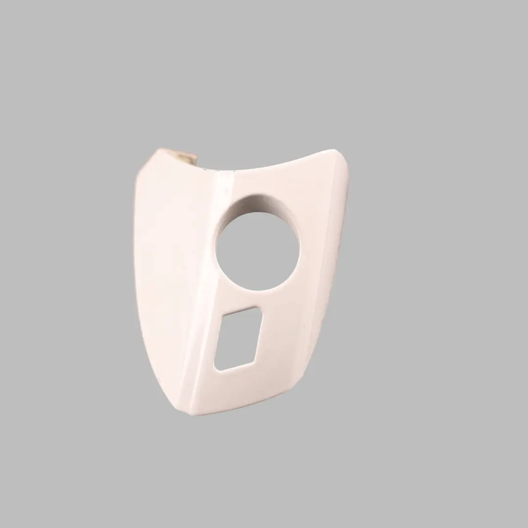 Mercedes C207 Front Handle Lock Cylinder Cover Right O/S Polar White - 149 - SKU RHD-A2047660225-POL - Part number A2047660225