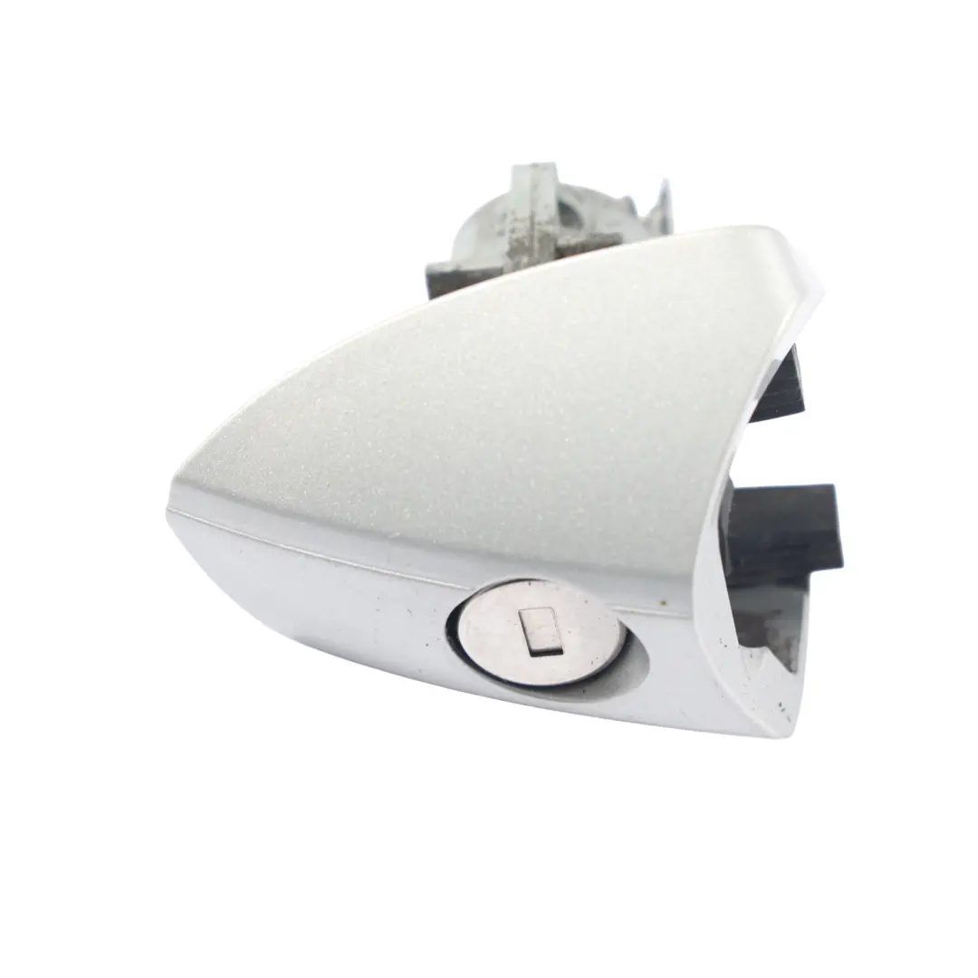 Mercedes W176 Door Handle Lock Cover Front Right O/S Polar Silver Metallic - 761 - SKU RHD-A2047661425-PLS - Part number A2047661425