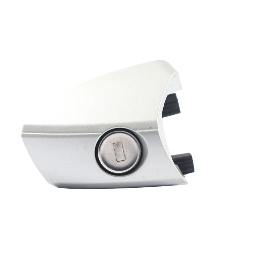 Mercedes W176 Door Handle Lock Cover Front Right O/S Polar Silver Metallic - 761 - SKU RHD-A2047661425-PLS - Part number A2047661425