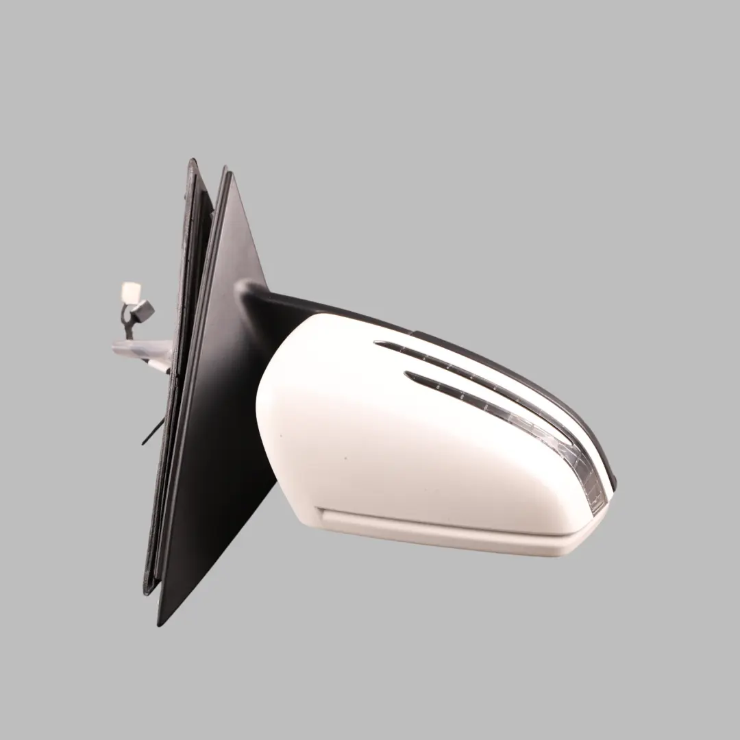 Mercedes W204 Wing Mirror Power Fold Door Right O/S Polar White 149 - SKU RHD-A2048103076-POL - Part number A2048103076