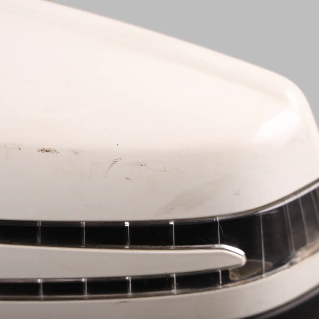 Mercedes W204 Door Wing Mirror Electric Outside Left N/S Calcite White - 650 - SKU RHD-A2048103776-CW - Part number A2048103776
