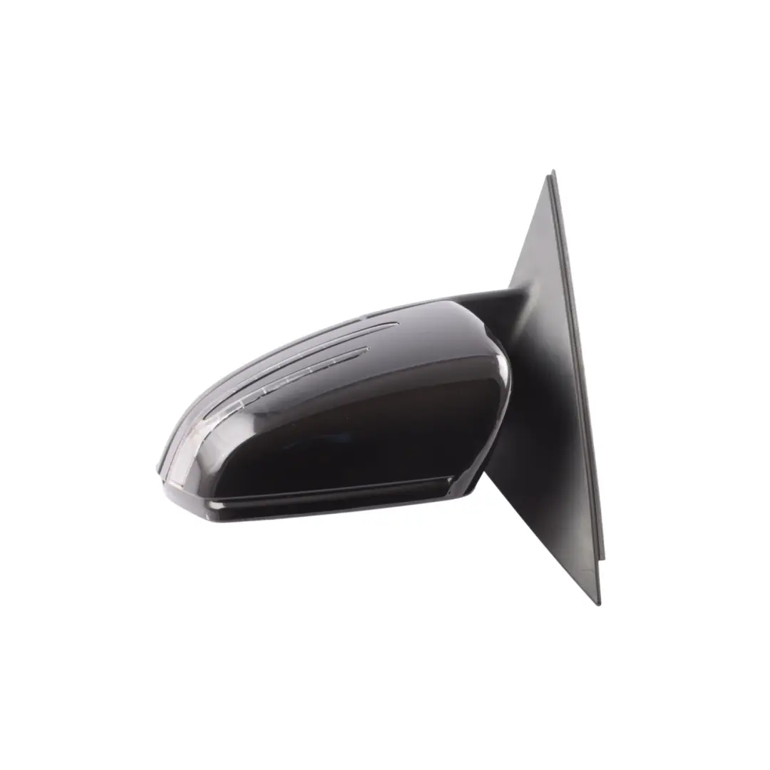 Mercedes W204 Wing Mirror Electric Outside Door Left N/S Obsidian Black - 197 - SKU RHD-A2048103776-OB - Part number A2048103776