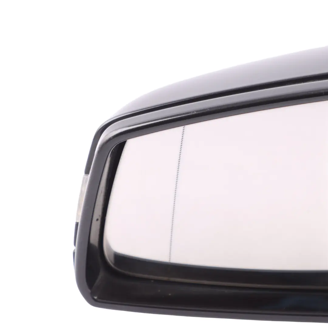 Mercedes W204 Wing Mirror Electric Outside Door Left N/S Obsidian Black - 197 - SKU RHD-A2048103776-OB - Part number A2048103776
