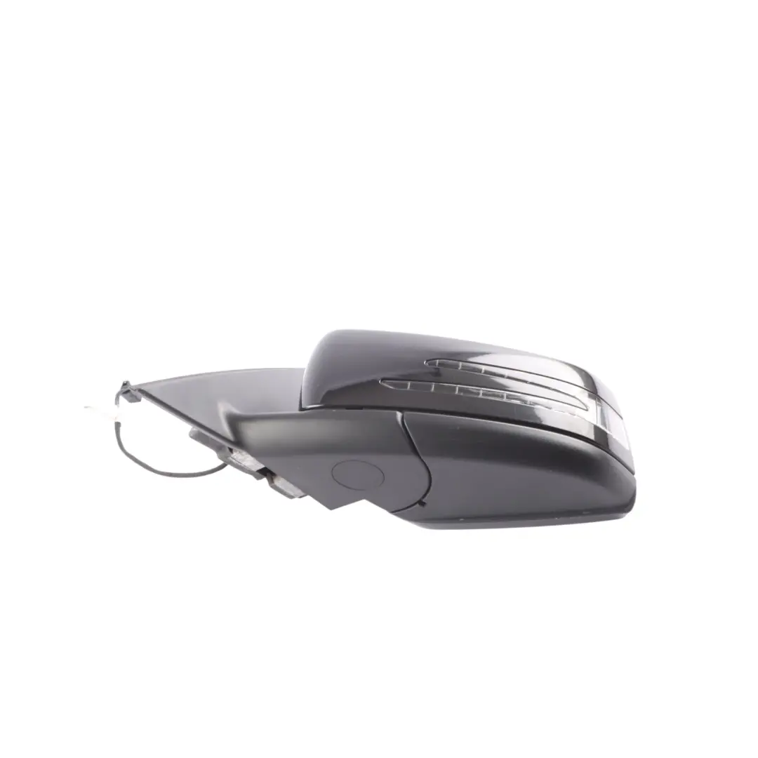 Mercedes W204 Wing Mirror Electric Outside Door Left N/S Obsidian Black - 197 - SKU RHD-A2048103776-OB - Part number A2048103776
