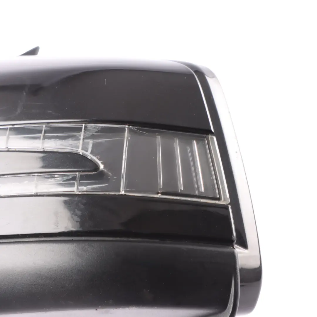 Mercedes W204 Wing Mirror Electric Outside Door Left N/S Obsidian Black - 197 - SKU RHD-A2048103776-OB - Part number A2048103776