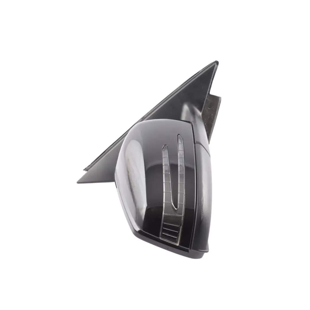Mercedes W204 Wing Mirror Electric Outside Door Right O/S Obsidian Black - 197 - SKU RHD-A2048103876-OB - Part number A2048103876