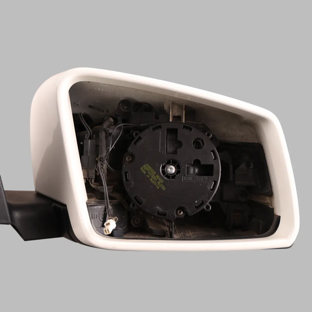 Wing Mirror Door Right O/S Power Fold Auto Dip Calcite White - 650 to Mercedes W204 with Part number A2048104076 Mercedes W204 Wing Mirror Door Right O/S Power Fold Auto Dip Calcite White - 650 - SKU RHD-A2048104076-CW - Part number A2048104076