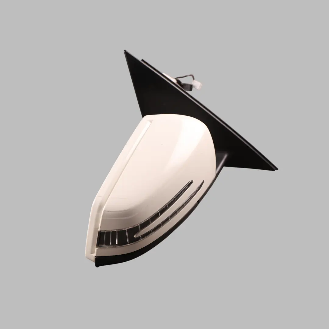 Wing Mirror Door Right O/S Power Fold Auto Dip Calcite White - 650 to Mercedes W204 with Part number A2048104076 Mercedes W204 Wing Mirror Door Right O/S Power Fold Auto Dip Calcite White - 650 - SKU RHD-A2048104076-CW - Part number A2048104076
