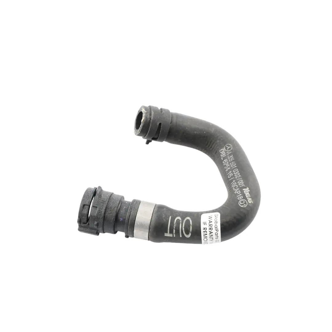 Mercedes C205 Radiator Coolant Hose Tube Pipe Line Return - SKU RHD-A2055010302-1 - Part number A2055010302