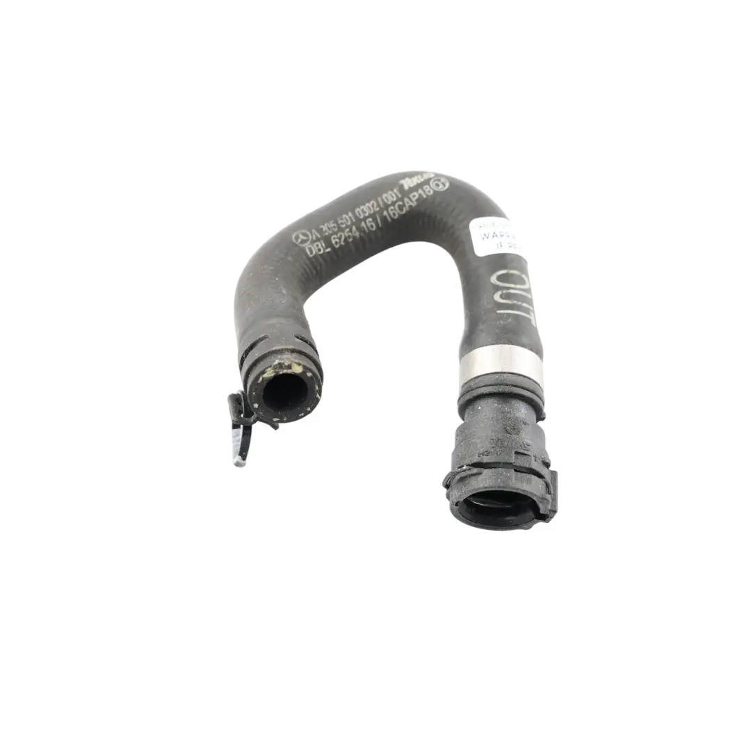Mercedes C205 Radiator Coolant Hose Tube Pipe Line Return - SKU RHD-A2055010302-1 - Part number A2055010302