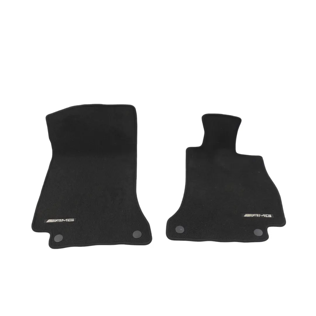 Mercedes W205 AMG Floor Mats Set Interior Front Rear Covers Black - SKU RHD-A2056802501 - Part number A2056802501