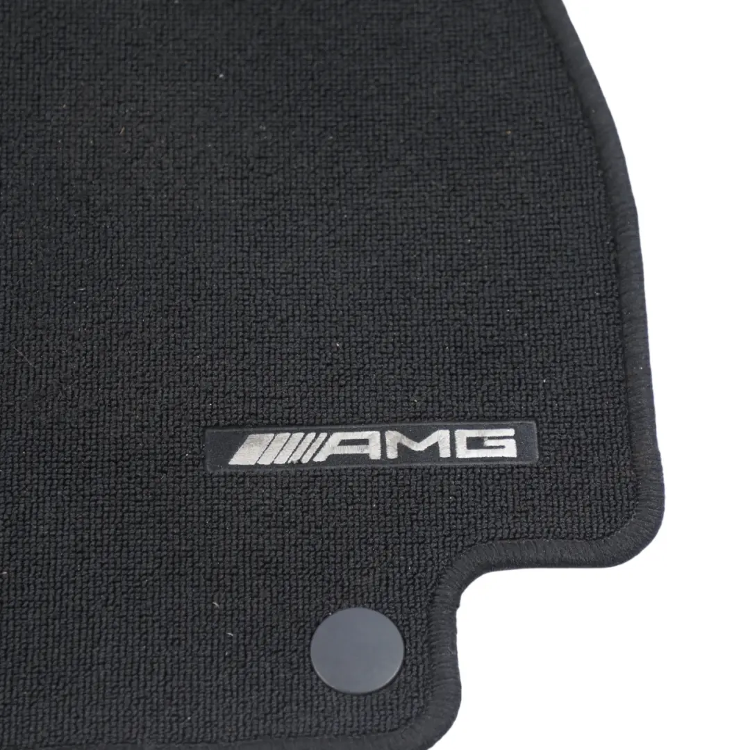 Floor Mats Set Interior Front Rear Covers Black to Mercedes W205 AMG with Part number A2056802501 Mercedes W205 AMG Floor Mats Set Interior Front Rear Covers Black - SKU RHD-A2056802501 - Part number A2056802501