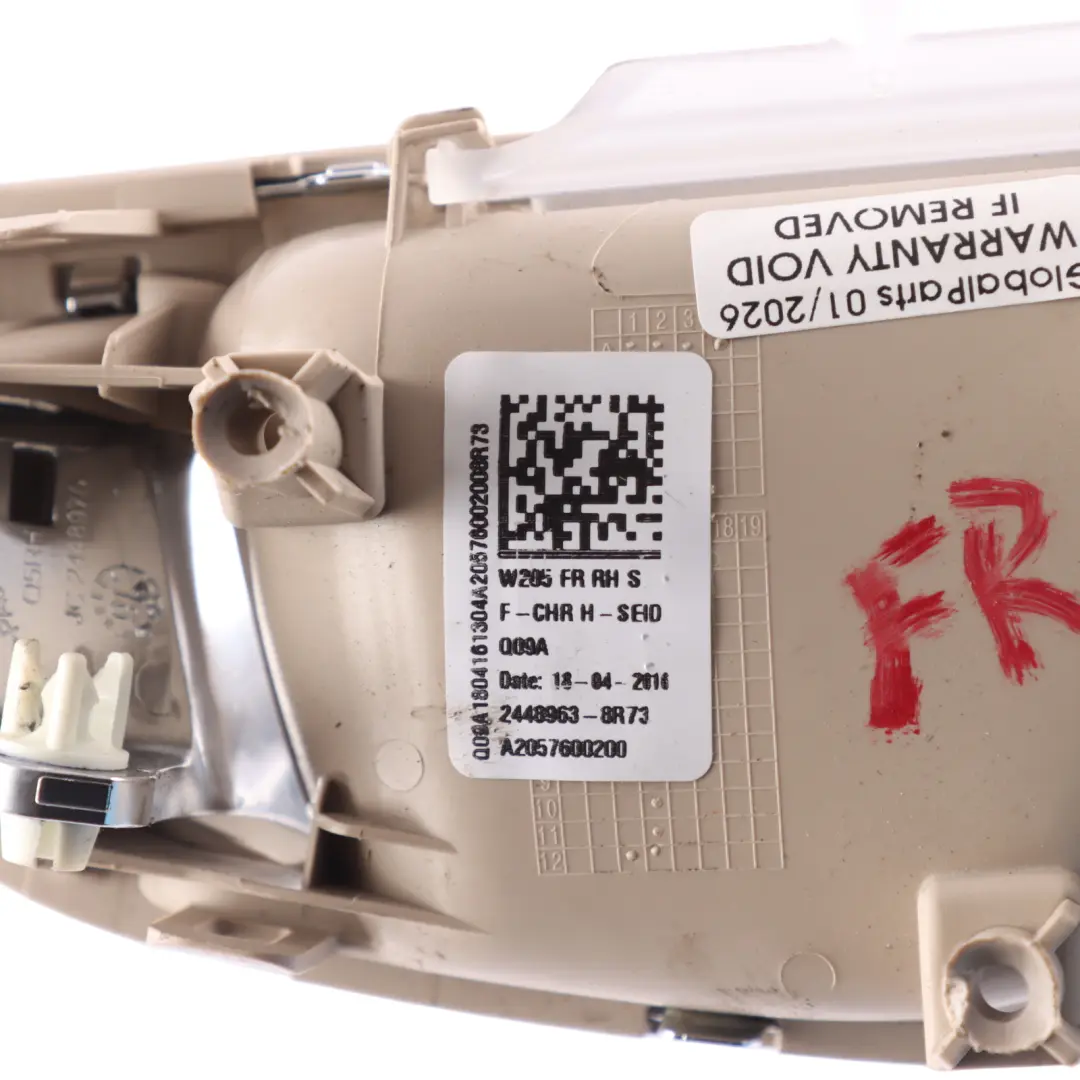 Mercedes W205 X253 Door Opening Handle Interior Front Right O/S - SKU RHD-A2057600200-1 - Part number A2057600200