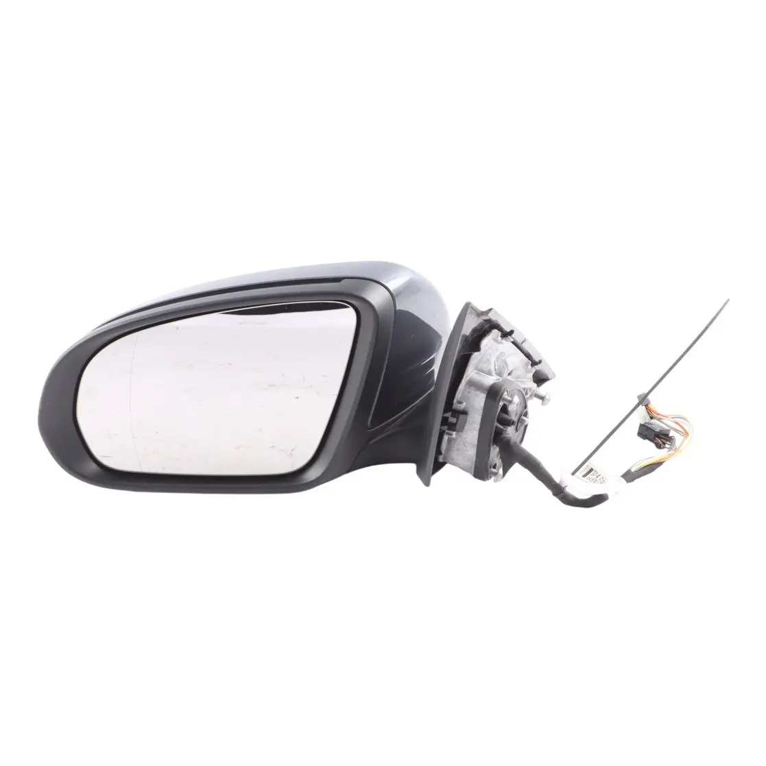 Mercedes W205 Side View Wing Mirror Electric Left N/S Tenorite Grey - 755