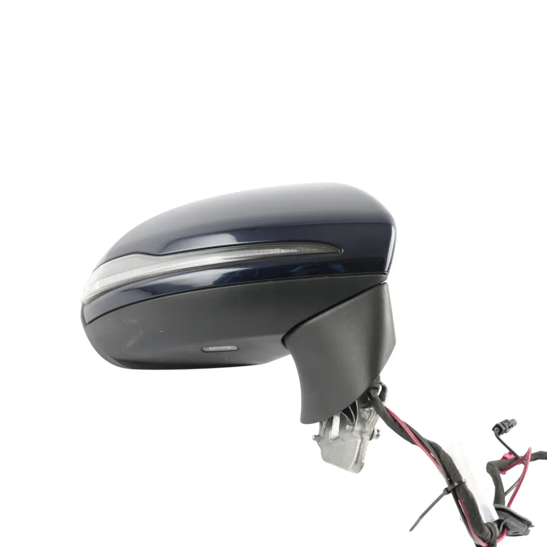 Wing Mirror Power Fold Distronic Right O/S Cavansite Blue - 890 to Mercedes C205 with Part number A2058102605 Mercedes C205 Wing Mirror Power Fold Distronic Right O/S Cavansite Blue - 890 - SKU RHD-A2058102605-CVB - Part number A2058102605