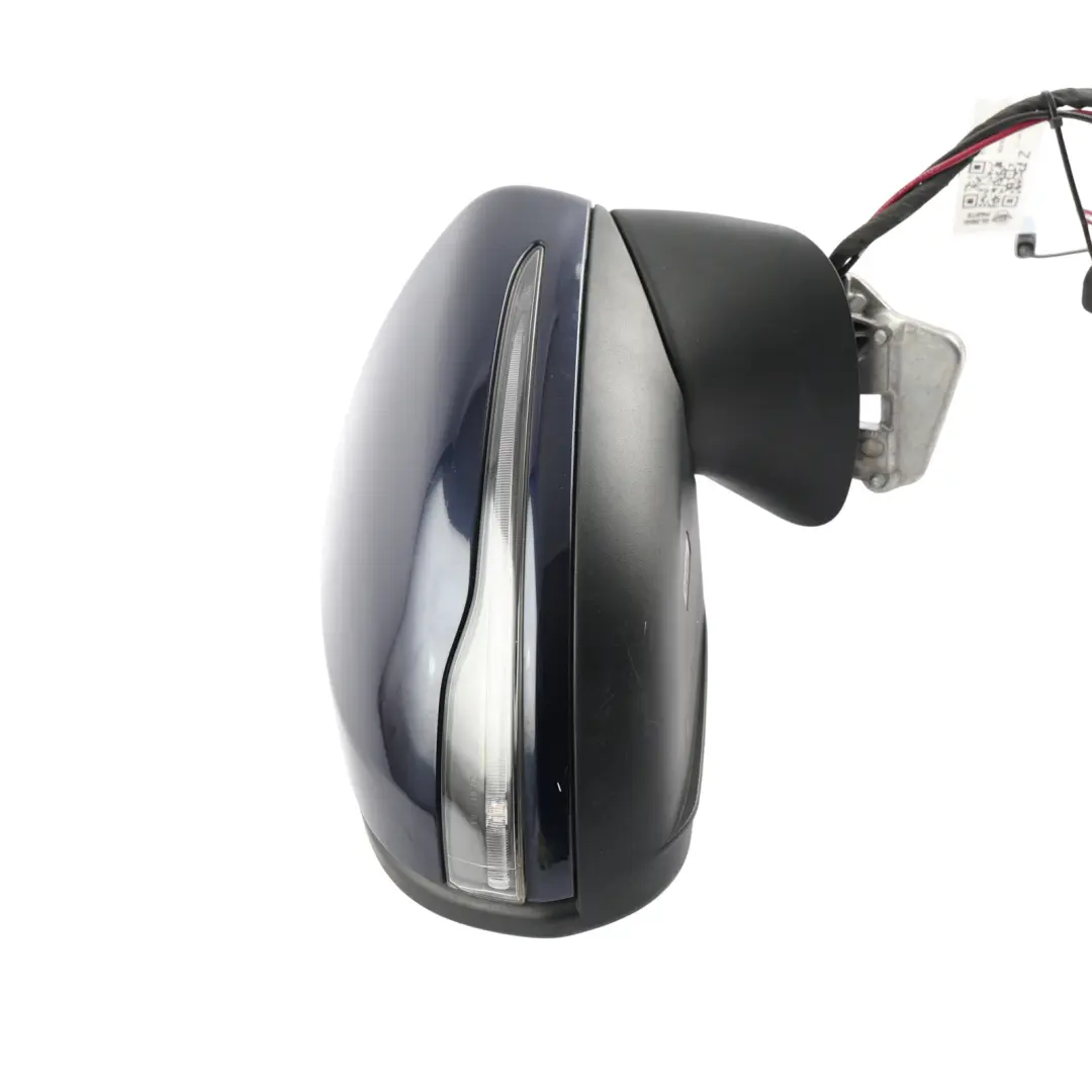 Mercedes C205 Wing Mirror Power Fold Distronic Right O/S Cavansite Blue - 890 - SKU RHD-A2058102605-CVB - Part number A2058102605