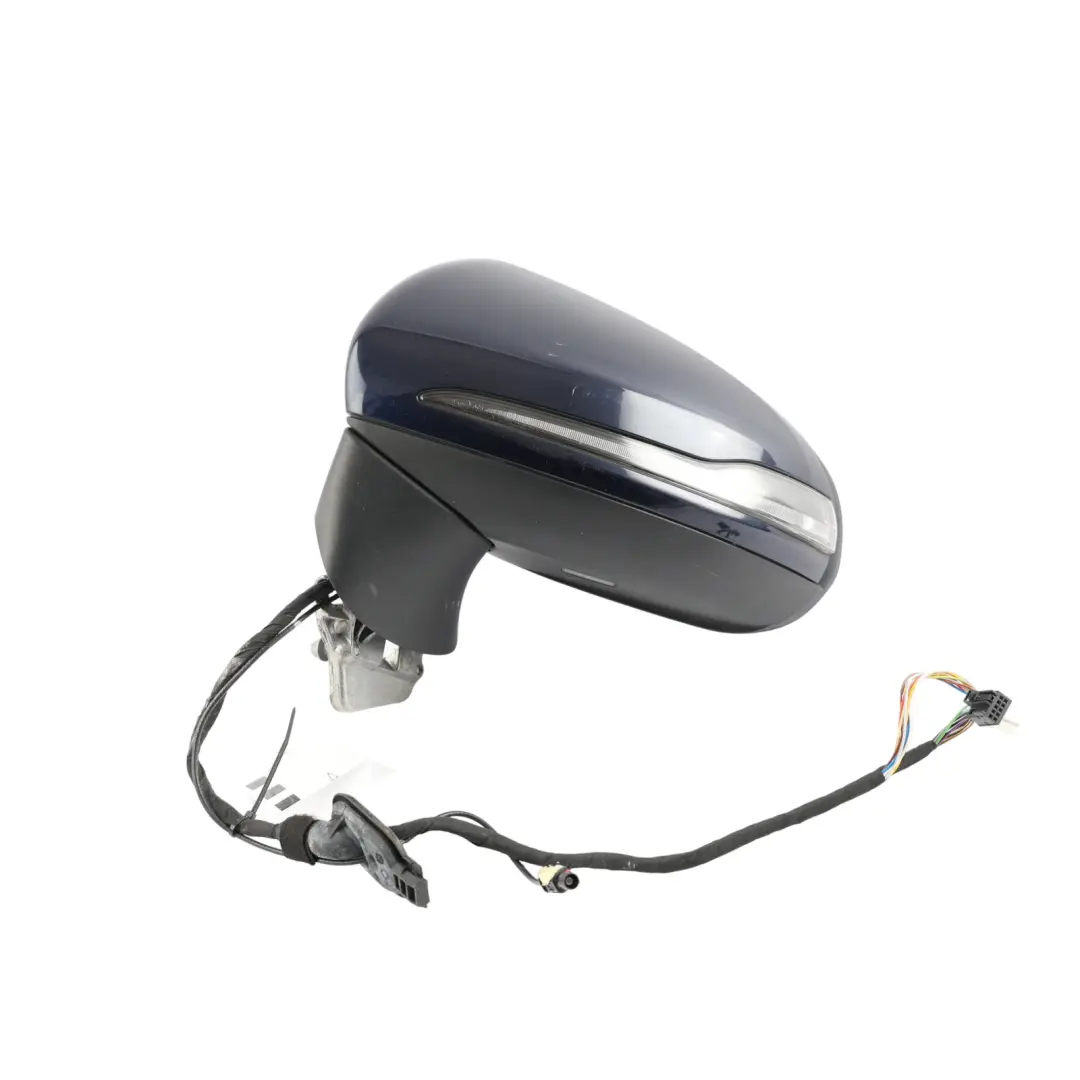 Wing Mirror Power Fold Distronic Left N/S Cavansite Blue - 890 to Mercedes C205 with Part number A2058104105 Mercedes C205 Wing Mirror Power Fold Distronic Left N/S Cavansite Blue - 890 - SKU RHD-A2058104105-CVB - Part number A2058104105