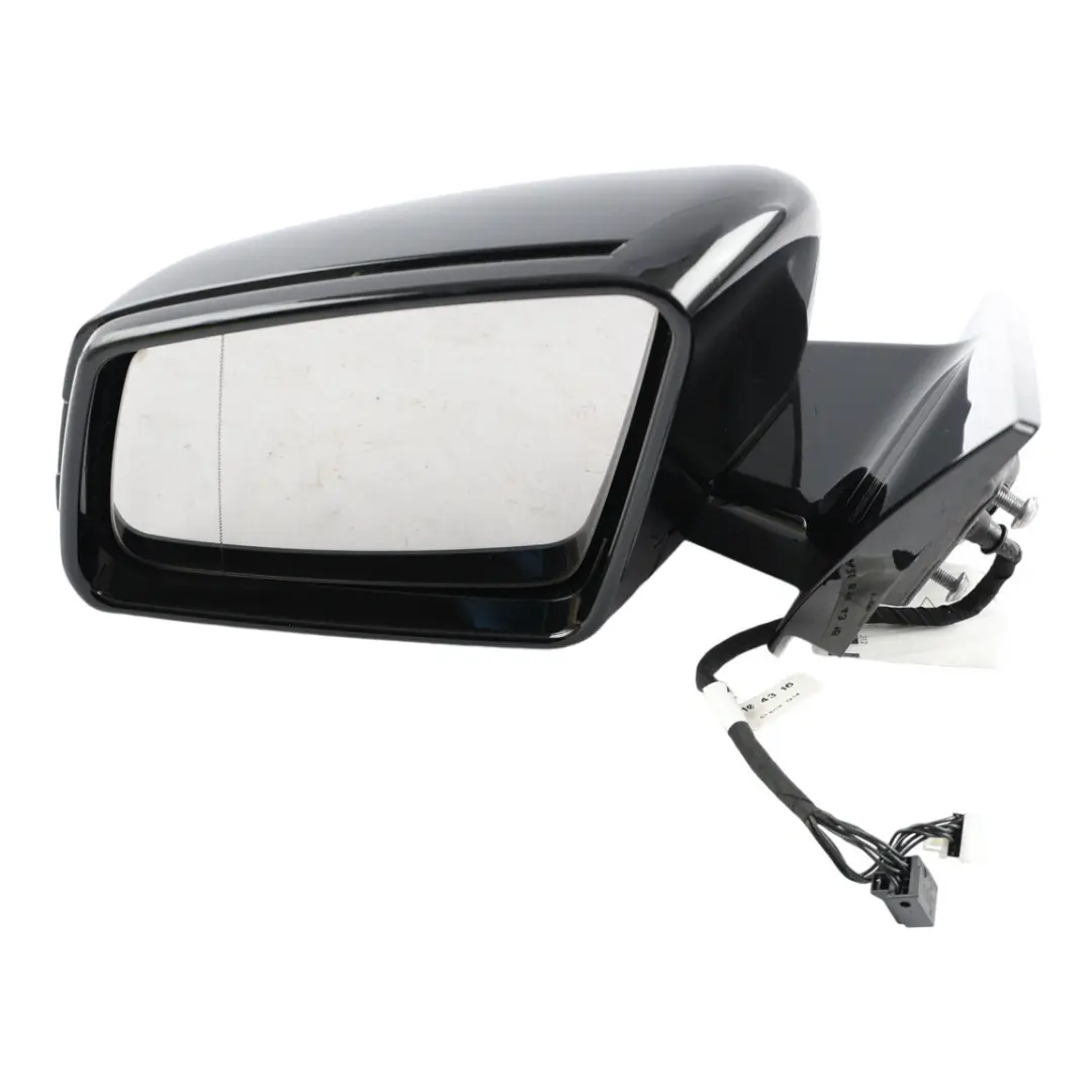 Mercedes W207 Wing Mirror Door Left N/S Power Fold Auto Dip Black - SKU RHD-A2078100500-BLK - Part number A2078100500