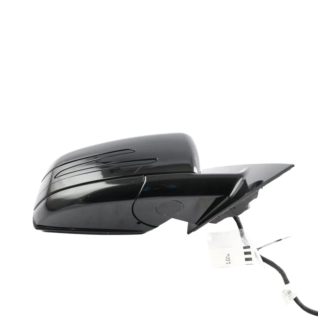 Mercedes W207 C207 Side Wing Mirror Outside Black Right O/S - SKU RHD-A2078101076-BLK - Part number A2078101076