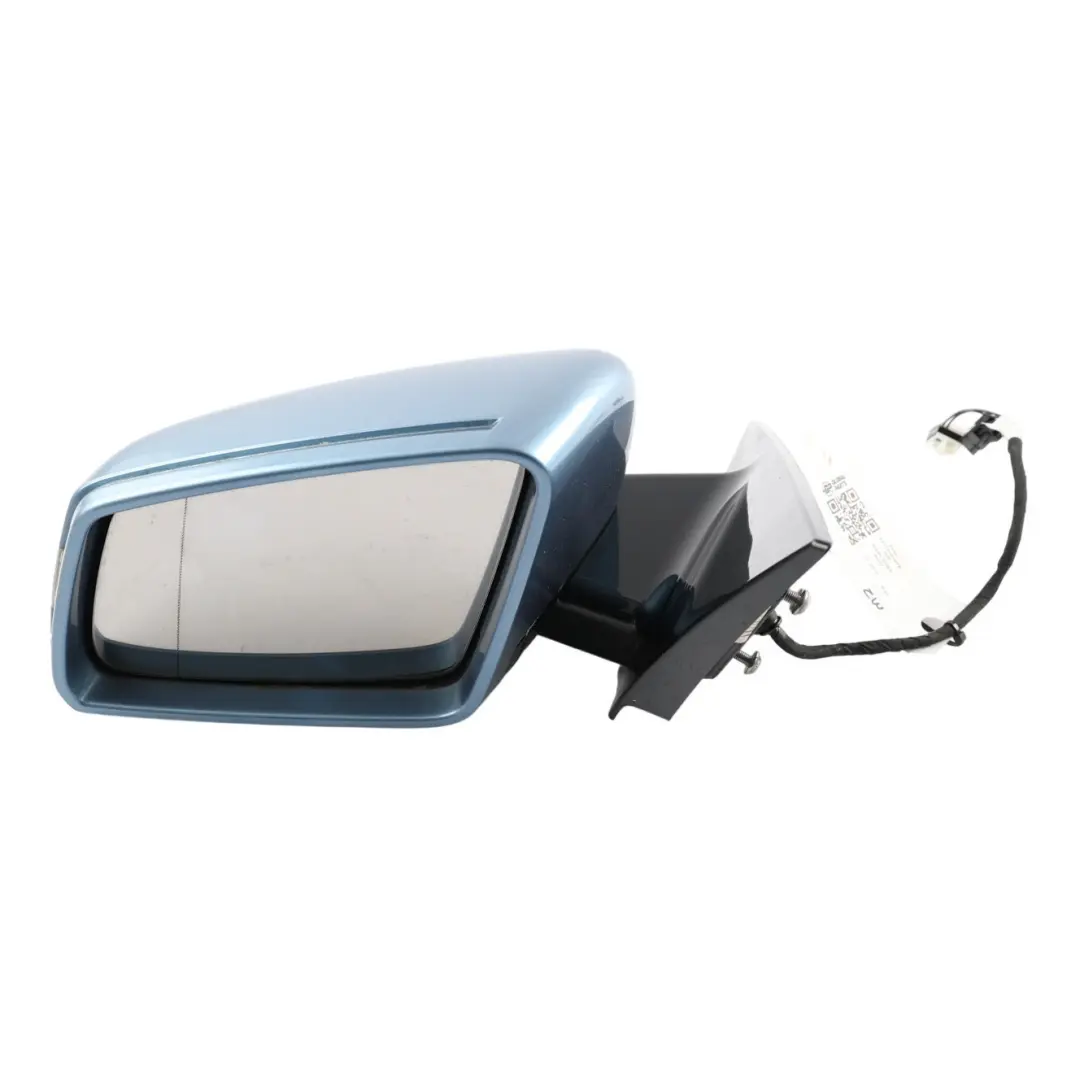 Mercedes W207 Wing Mirror Door Left N/S Indigolite Blue - 230 - SKU RHD-A2078101976-INB - Part number A2078101976