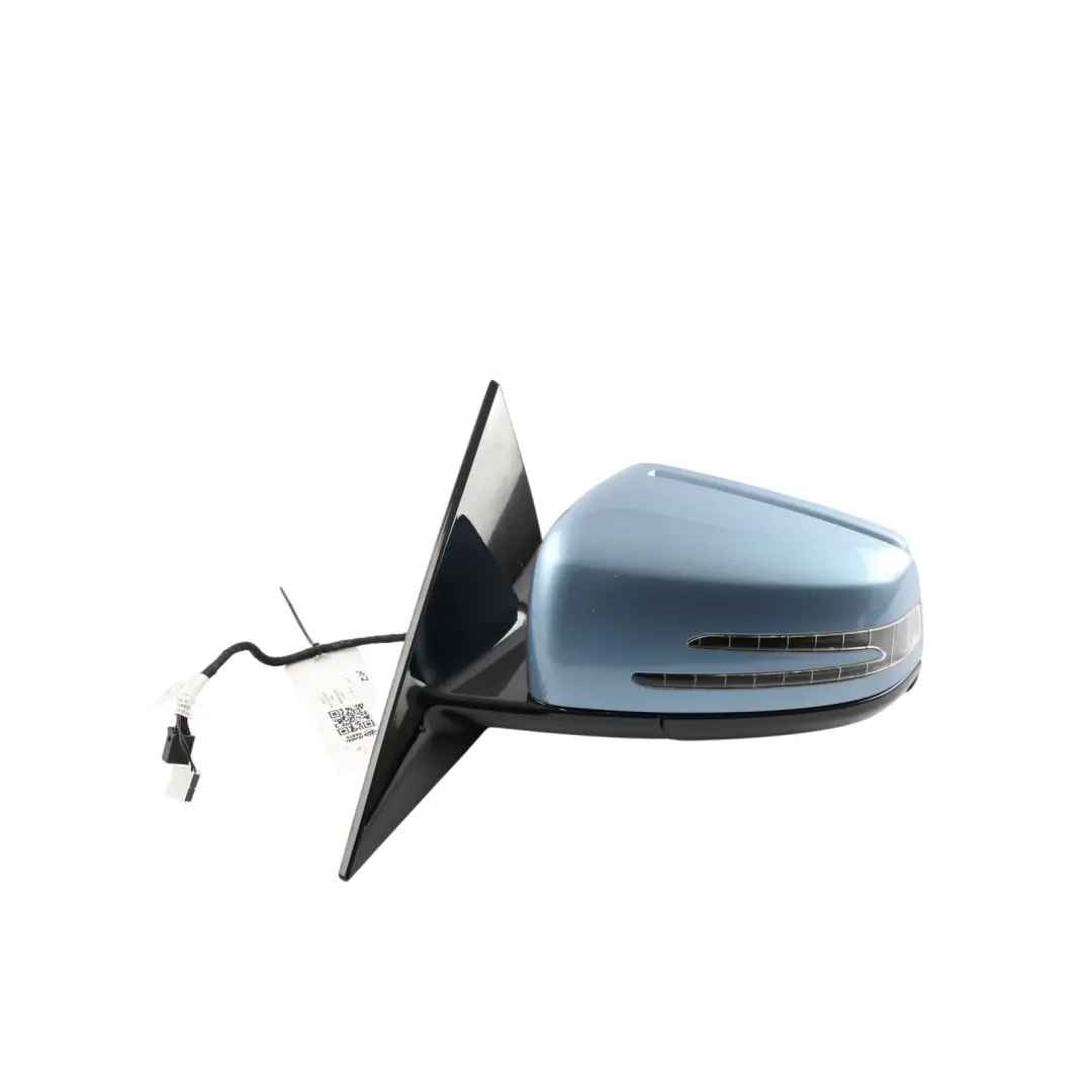 Mercedes W207 Wing Mirror Door Left N/S Indigolite Blue - 230 - SKU RHD-A2078101976-INB - Part number A2078101976