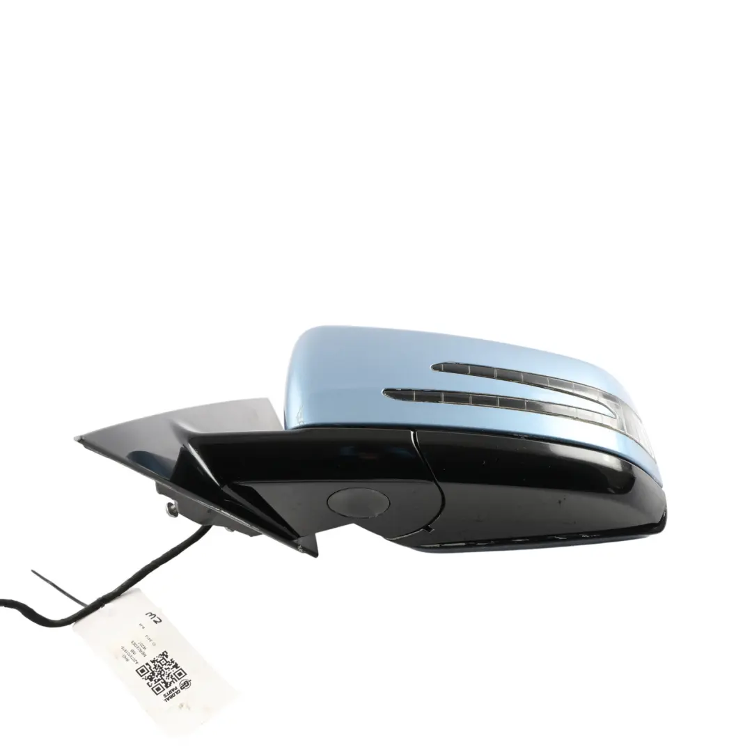 Mercedes W207 Wing Mirror Door Left N/S Indigolite Blue - 230 - SKU RHD-A2078101976-INB - Part number A2078101976