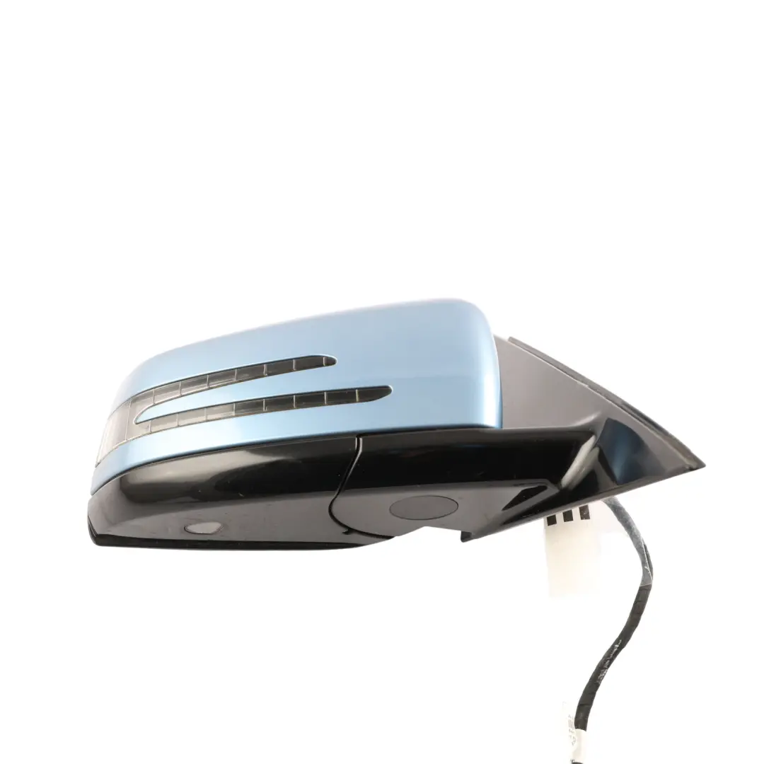 Mercedes S212 Door Wing Mirror Right O/S Indigolite Blue Metalic 230 - SKU RHD-A2128101876-INB - Part number A2128101876