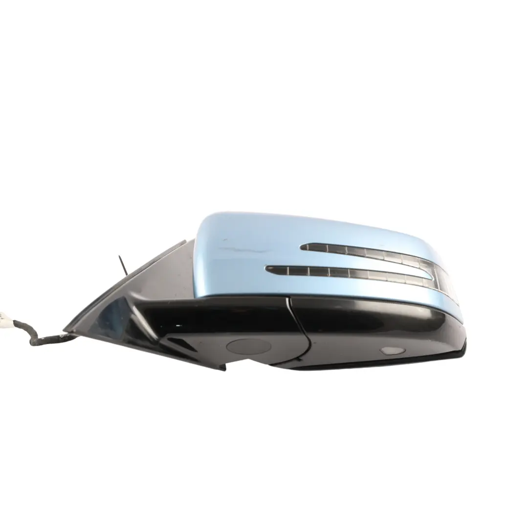 Mercedes S212 Door Wing Mirror Left N/S Indigolite Blue Metallic 230 - SKU RHD-A2128102176-INB - Part number A2128102176