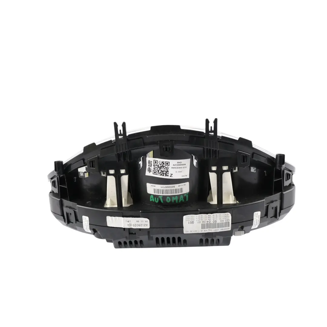 Mercedes S212 Speedometer Instrumental Cluster Petrol Automatic - SKU RHD-A2129005004 - Part number A2129005004