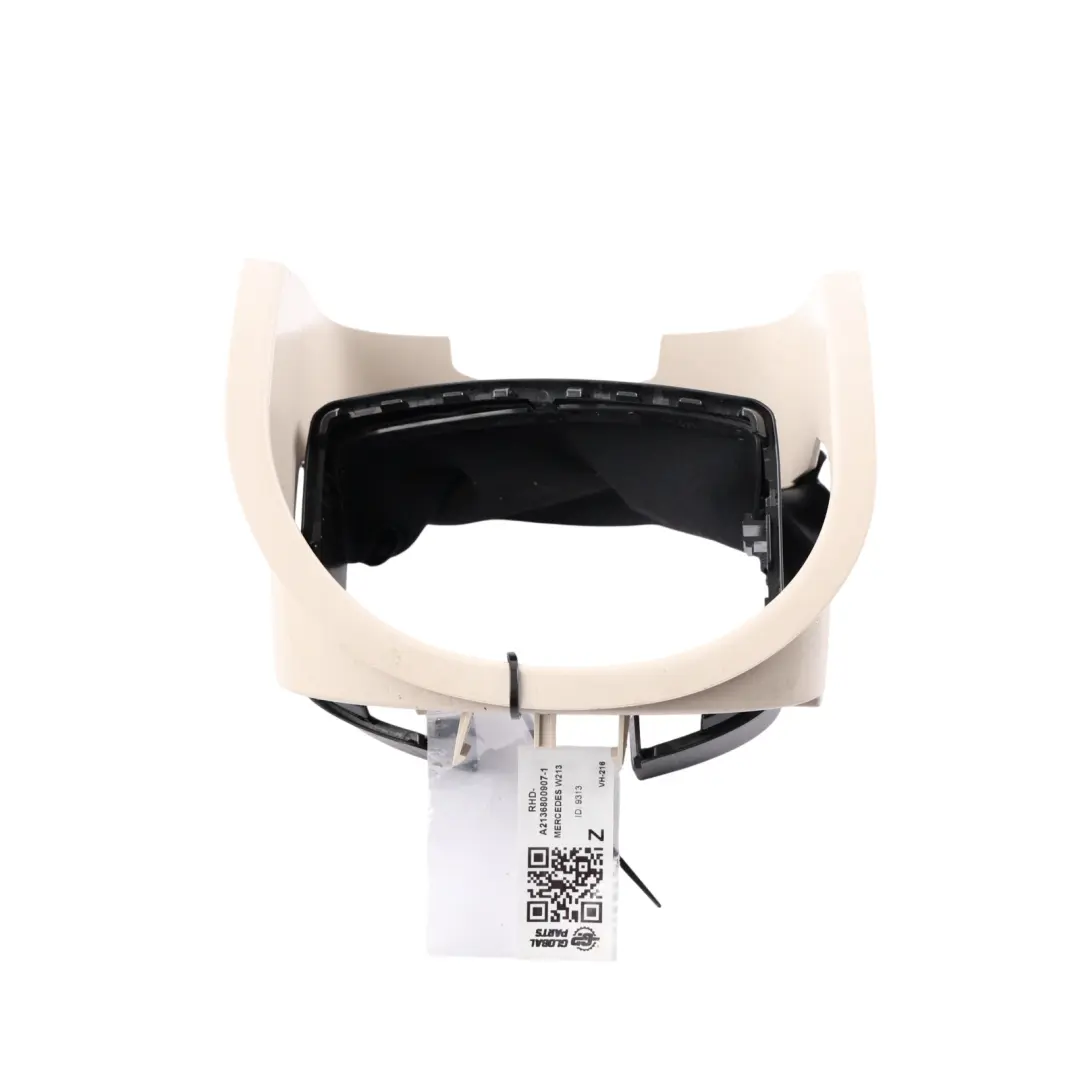 Mercedes W213 Column Cover Steering Wheel Trim Panel Surround Almond - SKU RHD-A2136800907-1 - Part number A2136800907