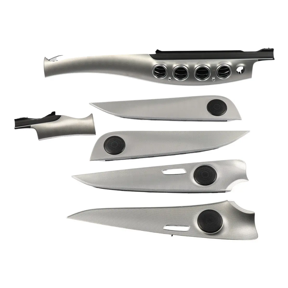 Mercedes W213 Dashboard And Door Trim Mouldings Set Silver A2136809000