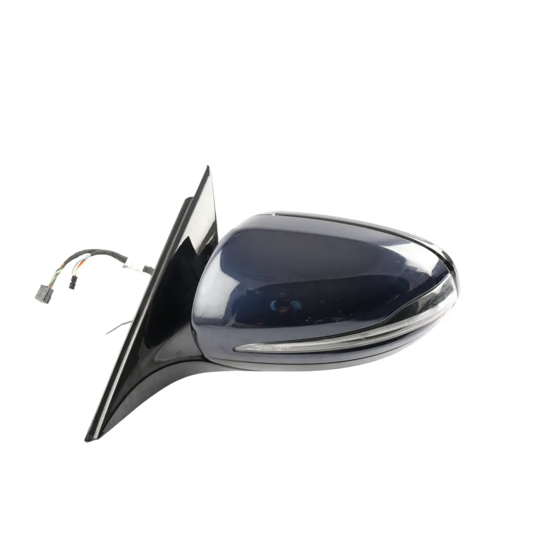 Mercedes W213 Wing Mirror Outside Door Left N/S Cavansite Blue Metallic - 890 - SKU RHD-A2138107701-CVB - Part number A2138107701