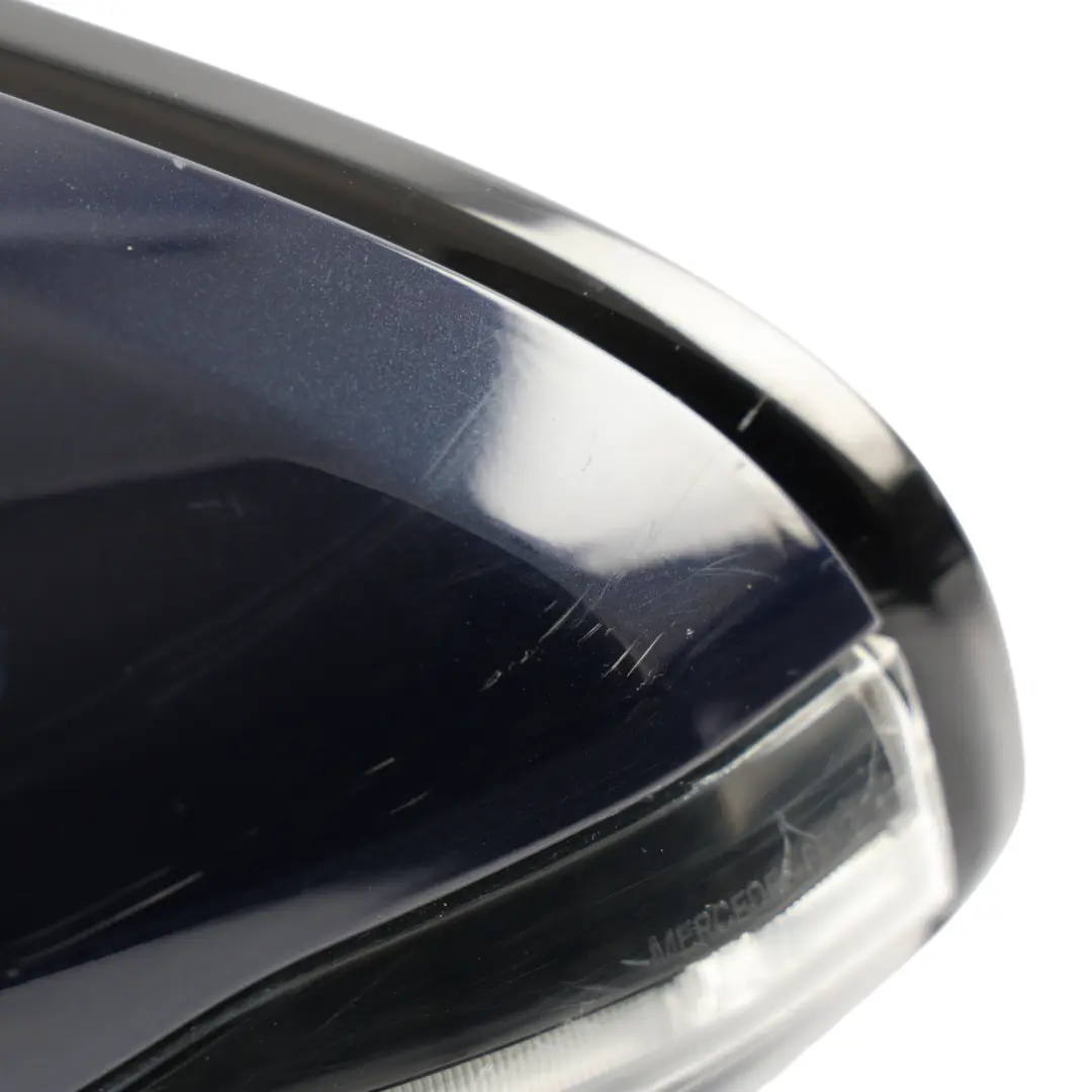 Mercedes W213 Wing Mirror Outside Door Left N/S Cavansite Blue Metallic - 890 - SKU RHD-A2138107701-CVB - Part number A2138107701