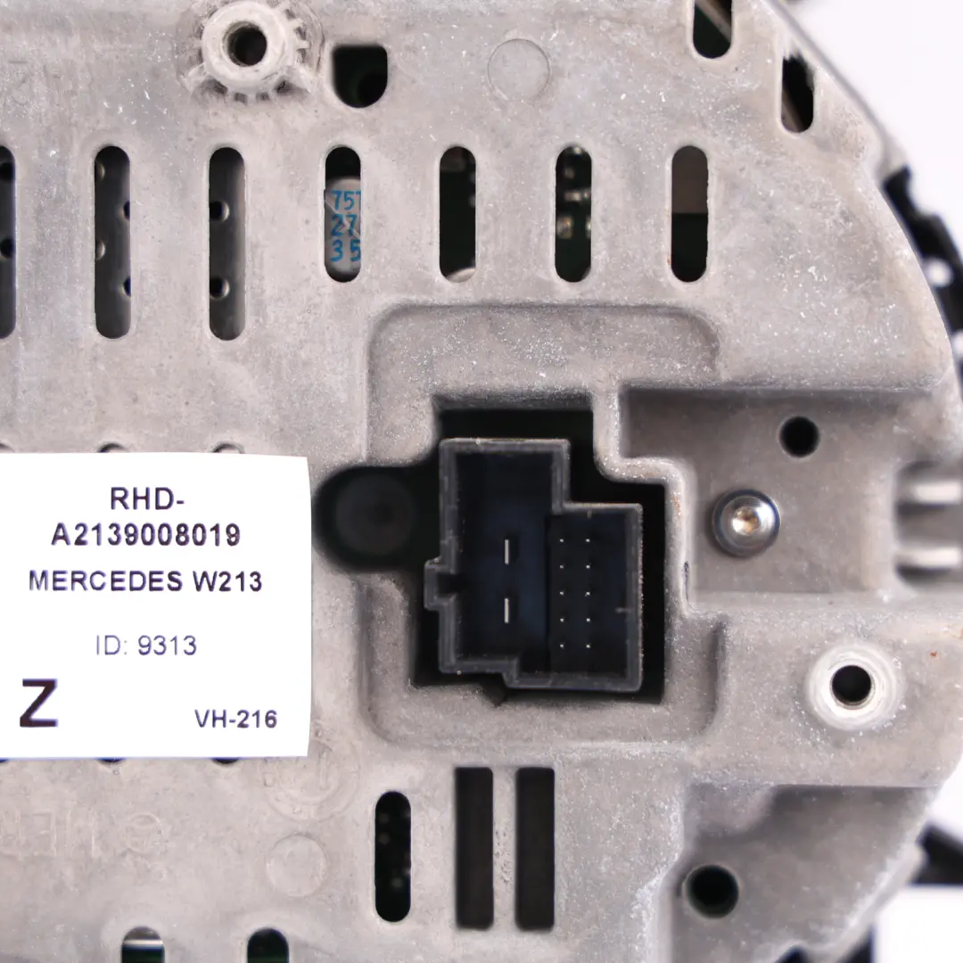 Mercedes W213 Instrument Cluster Speedometer Speedo Automatic Diesel - SKU RHD-A2139008019 - Part number A2139008019