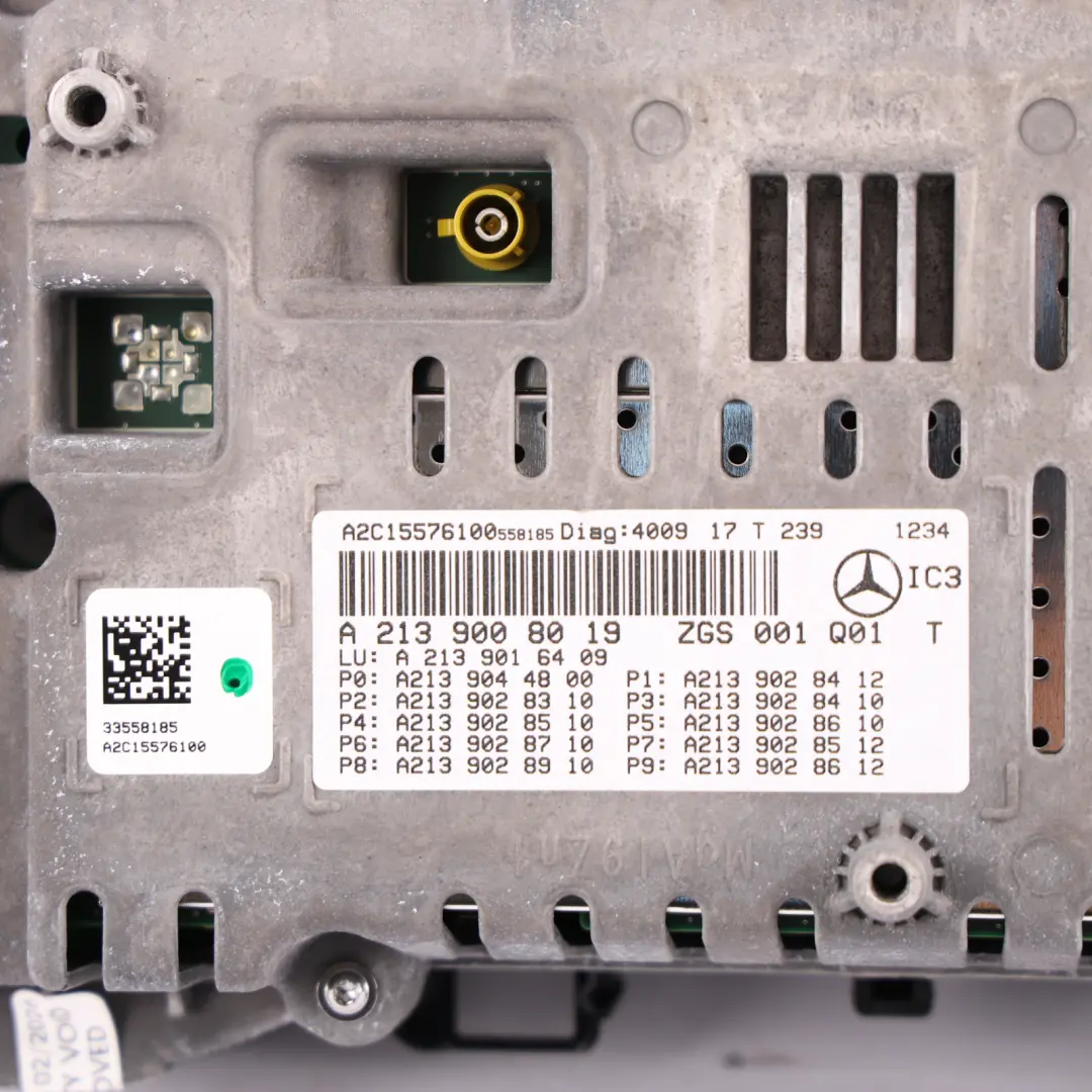 Mercedes W213 Instrument Cluster Speedometer Speedo Automatic Diesel - SKU RHD-A2139008019 - Part number A2139008019