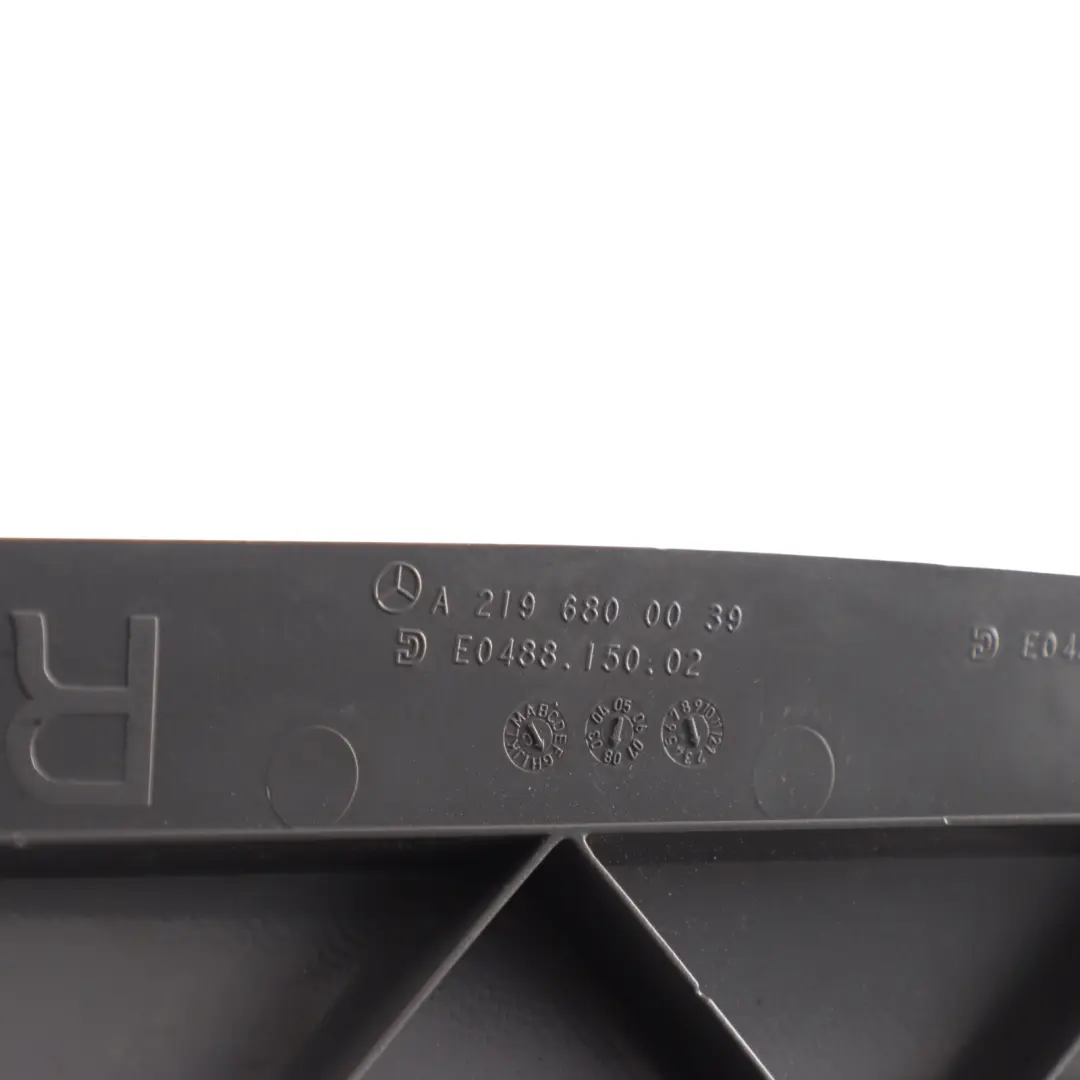 Dashboard Trim Cover Front Right O/S Basalt Grey to Mercedes CLS C219 with Part number A2196800039 Mercedes CLS C219 Dashboard Trim Cover Front Right O/S Basalt Grey - SKU RHD-A2196800039-2 - Part number A2196800039